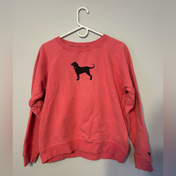 The Black Dog Tops - Pink- Black Dog Crewneck